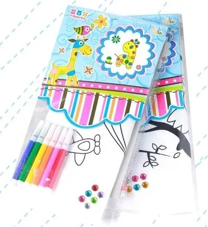 Creative DIY Coloring Tote Bag for Kids' Crafts