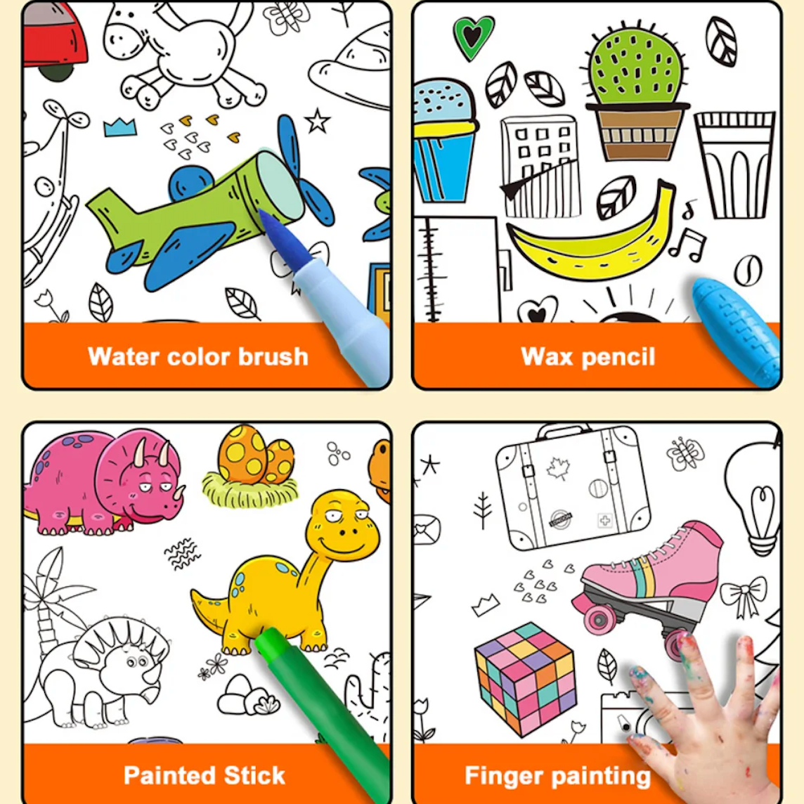 Kids Creative Colouring Roll