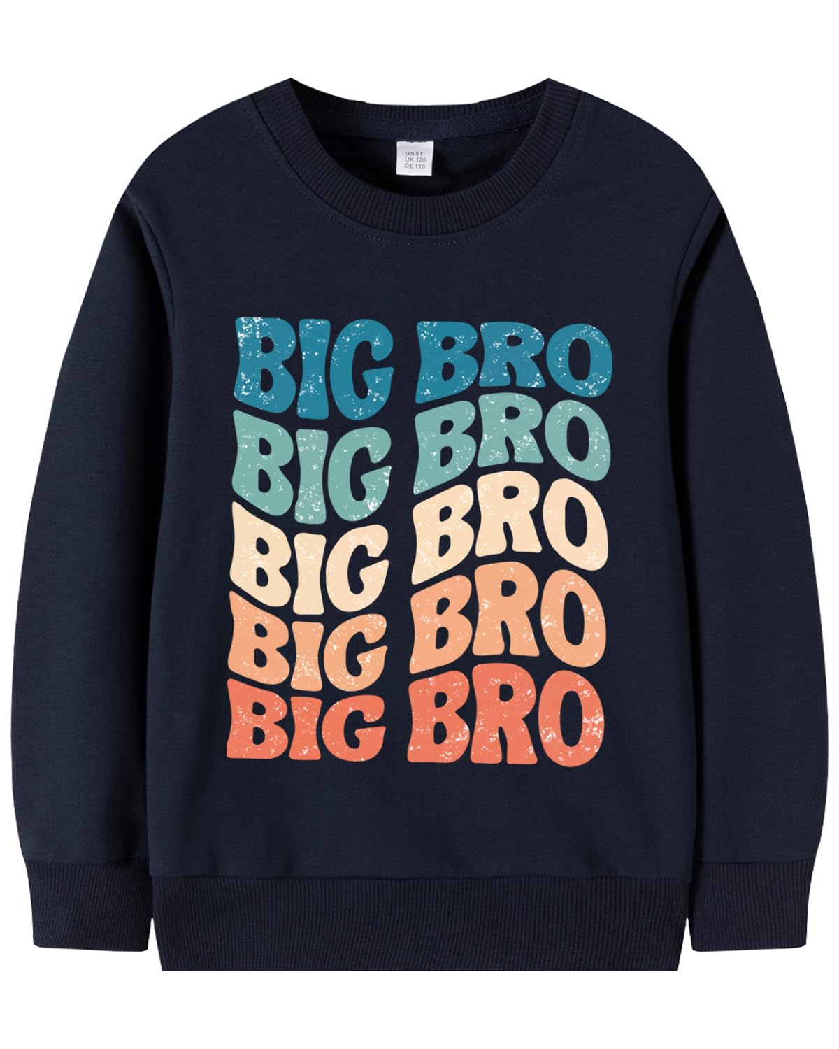 Geoyune Toddler Kids Big Brother Sweatshirt Baby Boys Big Bro Announcement Shirt Sibling Reveal Fall Winter Tops Outfits for Little Boys 3T