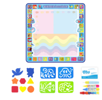 Aqua Doodle Educational Water Painting Mat (One Set)