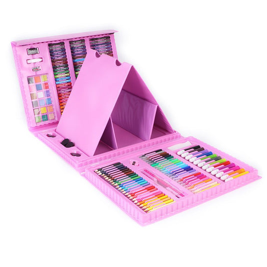 Kids Art Supplies Set - Crayons, Colored Pencils, Markers