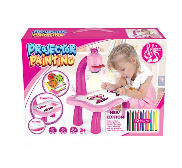 Kids Projector Drawing Desk – Interactive Art Toy