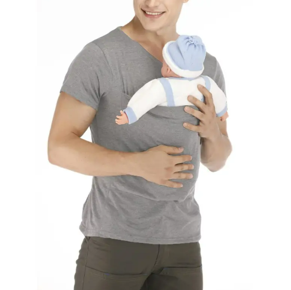 KiddieGo's Kangaroo Dad Baby Carrier T-Shirt