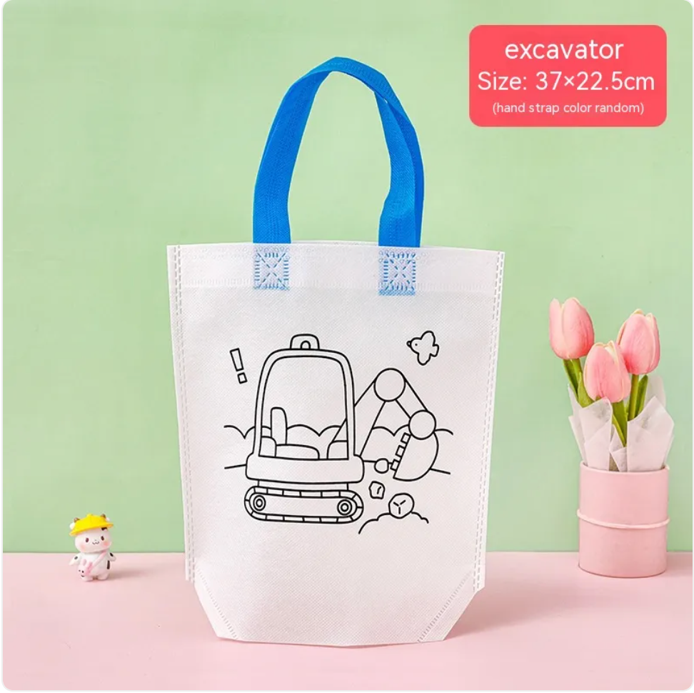 Children's DIY Cartoon Painting Bag