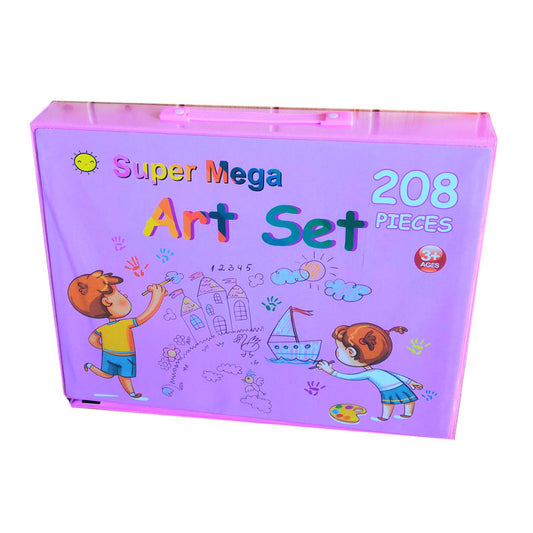 Kids Art Supplies Set - Crayons, Colored Pencils, Markers