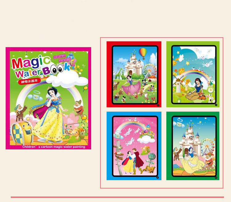 Creative Magic Water Drawing Book for Kids (Reusable)