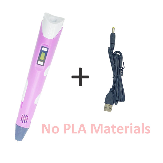 3D Printing Pen with PLA Consumables and High Temp