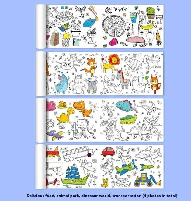 Kids Creative Coloring Roll