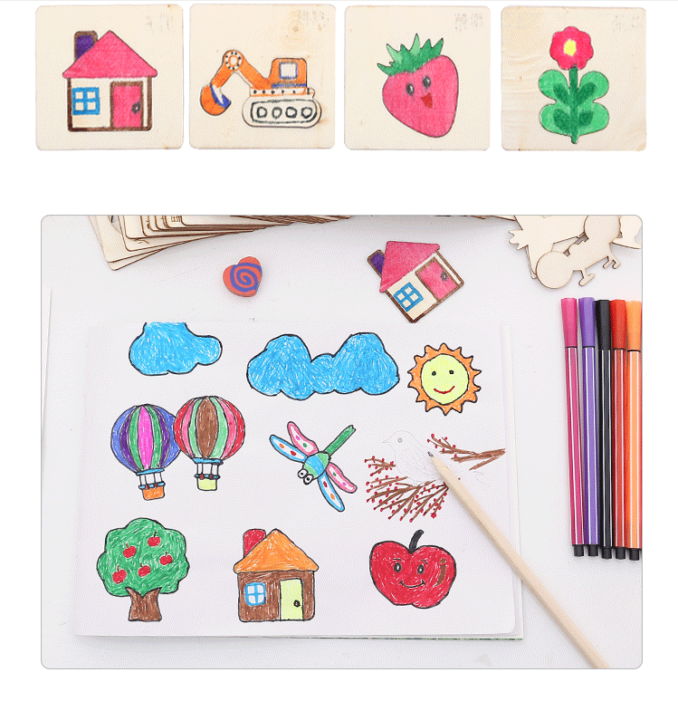 Kiddie's Painting Template Drawing Tools Set