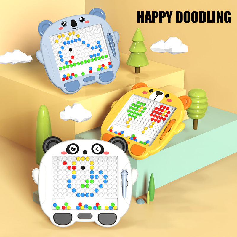 Children's Magnetic Drawing Board and Puzzle Toy