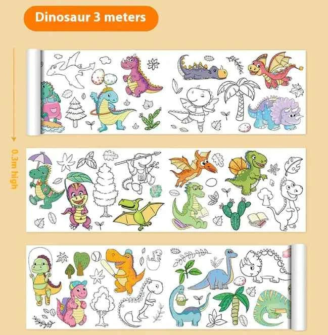 Kids Creative Coloring Roll