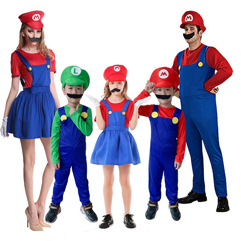 Family's Mario Costume Dress - Cosplay and Halloween