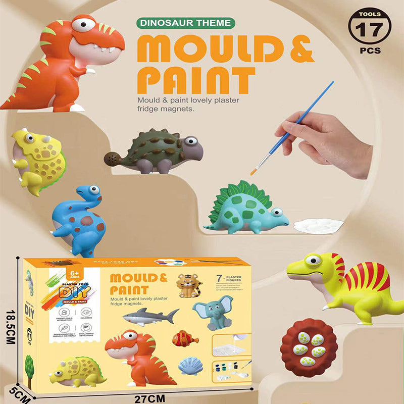DIY Handmade Plaster Painting Set for Kids