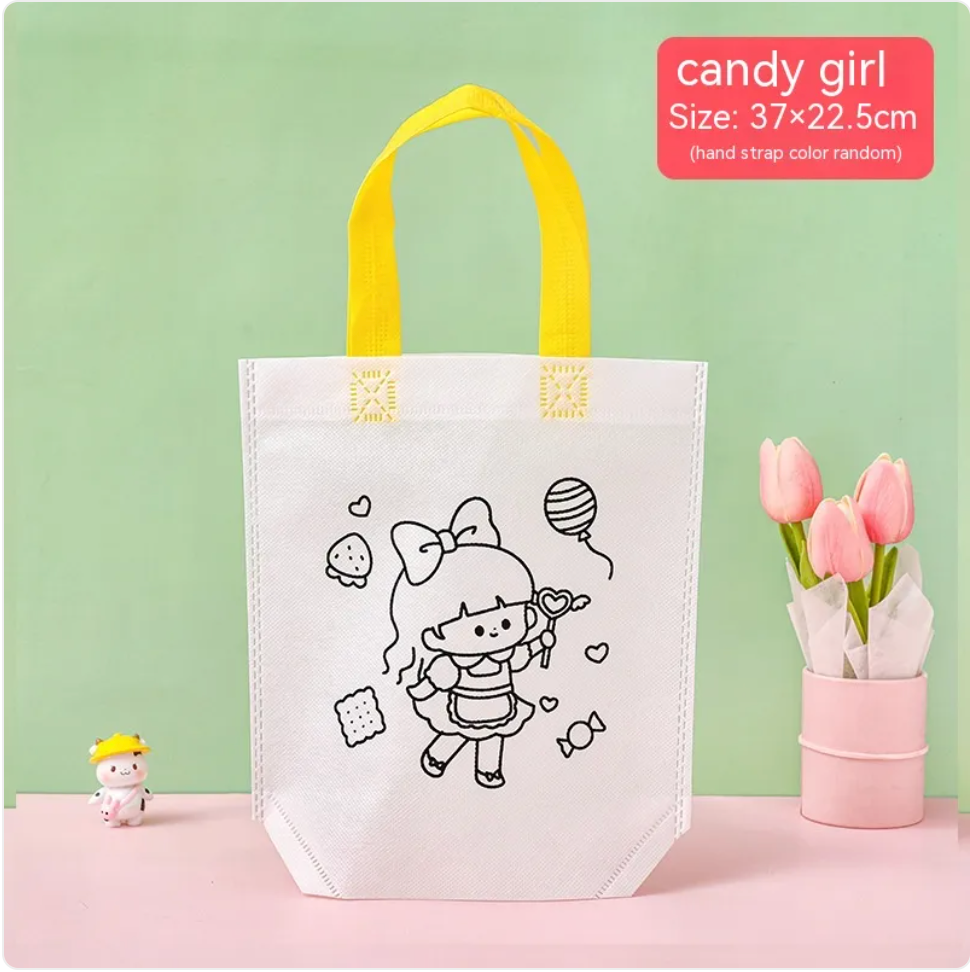 Children's DIY Cartoon Painting Bag