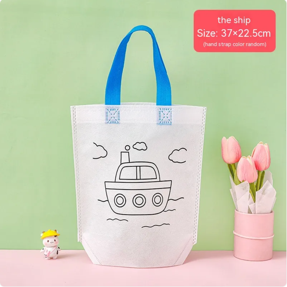 Children's DIY Cartoon Painting Bag