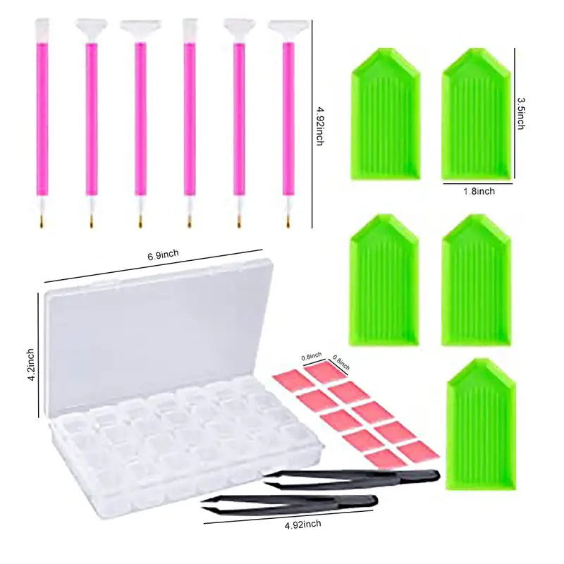 24pcs DIY Diamond Painting Tool Set