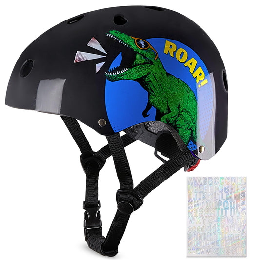 Lemmeko Kids Bike Helmet Toddler Helmet Durable Adjustable Kids Helmet for Girls Boys Bicycle Helmet for Cycling Skateboard Skating Scooter Helmet 3-5-8 Years