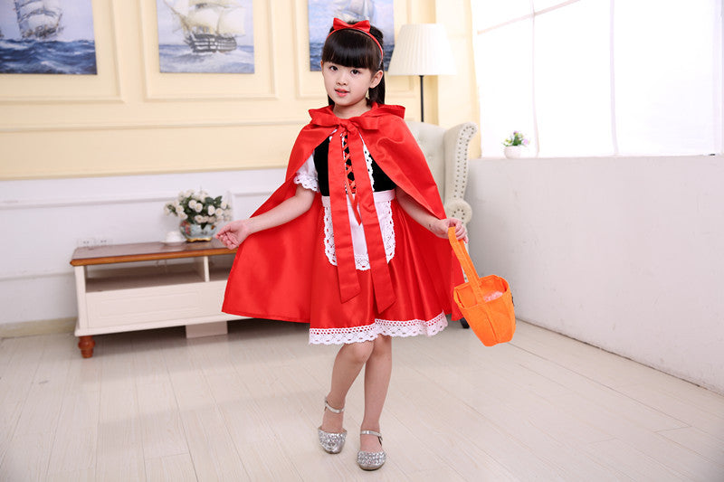 Halloween Red Riding Hood Costume for Kids