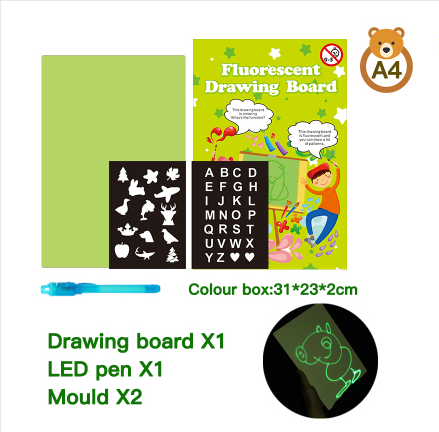Children's Glow-in-the-Dark Drawing Board