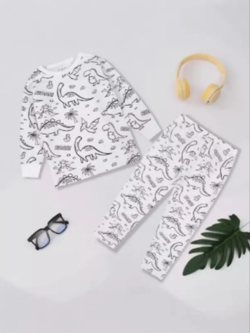 DIY Graffiti Coloring Suit for Kids