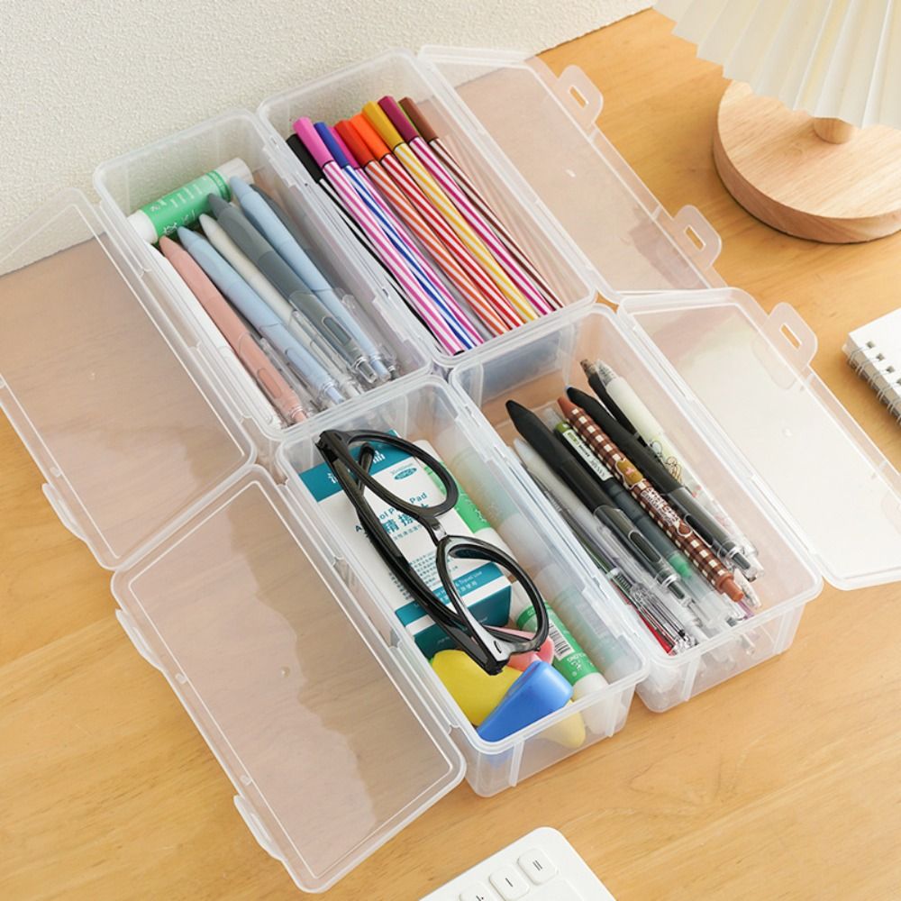 Transparent Waterproof Pencil Box for School Supplies