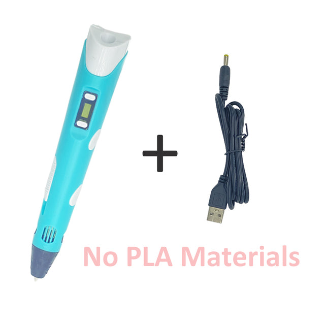 3D Printing Pen with PLA Consumables and High Temp
