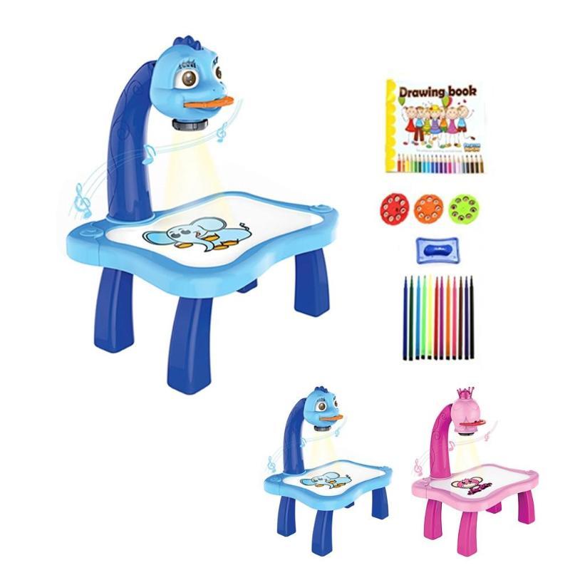 Children's Projector Drawing Desk - Multi-Functional Art