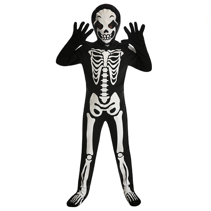 Halloween Skull-shaped Ghost Costume for Kids
