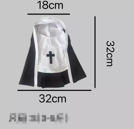 Pet Halloween Costume: Nun Dress