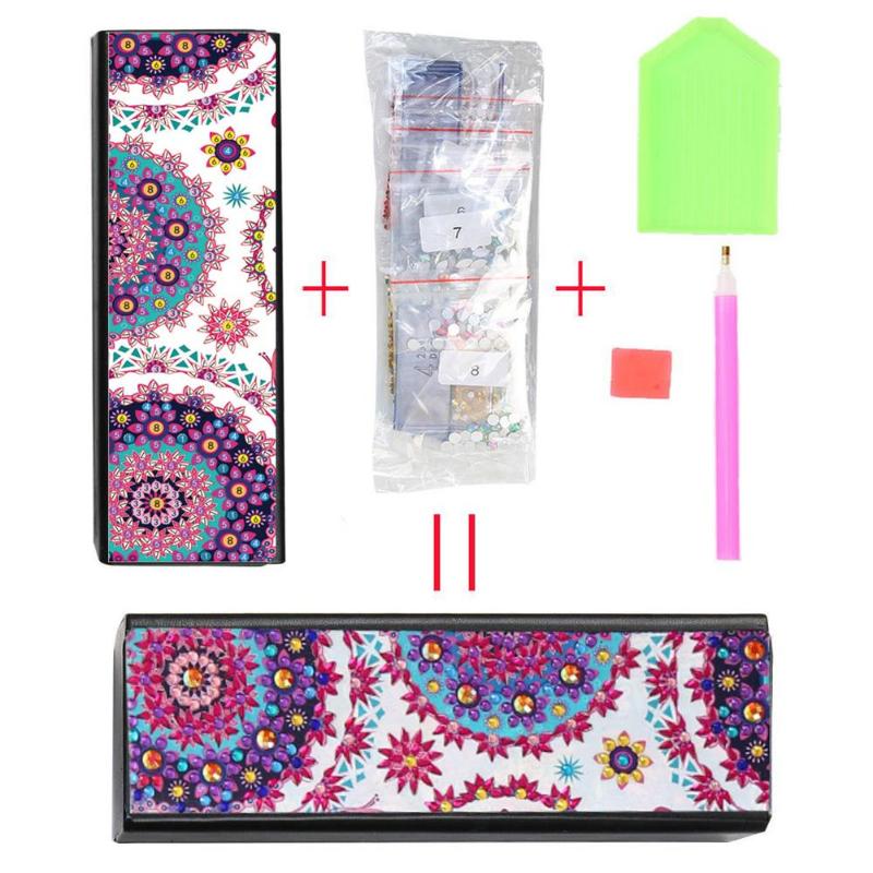 5D DIY Diamond Painting Sunglasses Storage Box