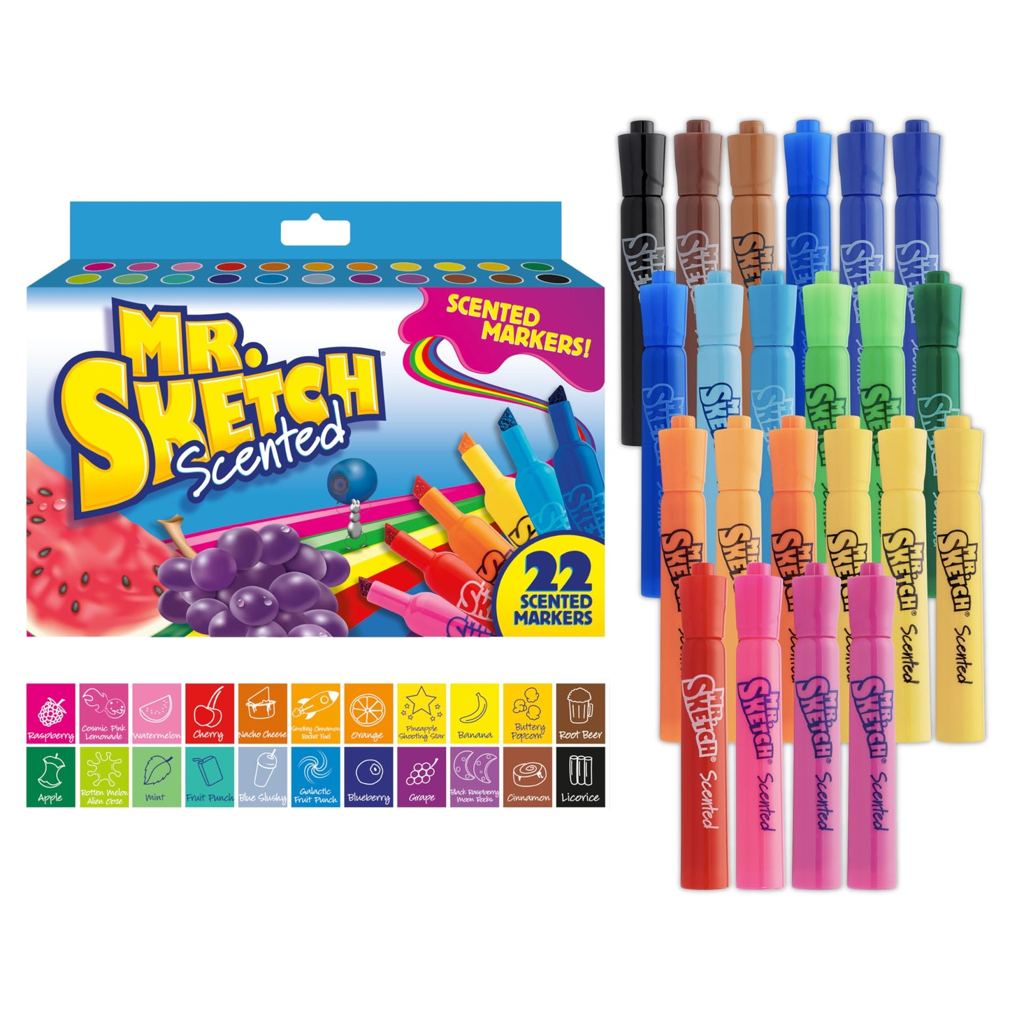 Mr. Sketch MR.Sketch Marker 22P Meißel Einheitsgröße
