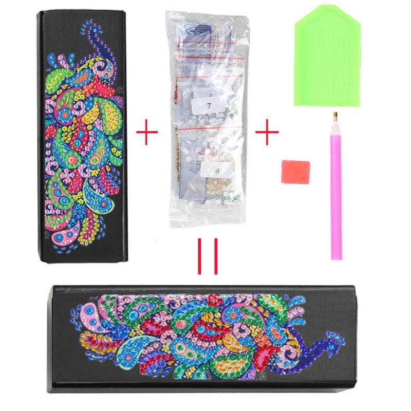5D DIY Diamond Painting Sunglasses Storage Box