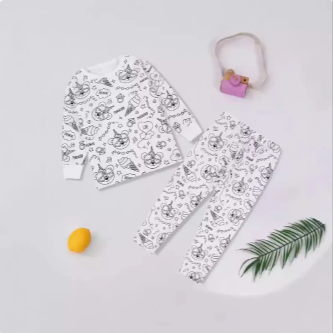 DIY Graffiti Coloring Suit for Kids