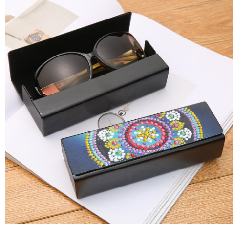 5D DIY Diamond Painting Sunglasses Storage Box