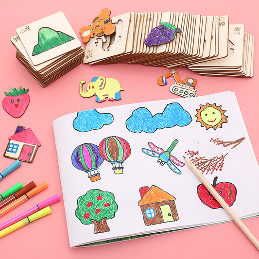 Kiddie's Painting Template Drawing Tools Set