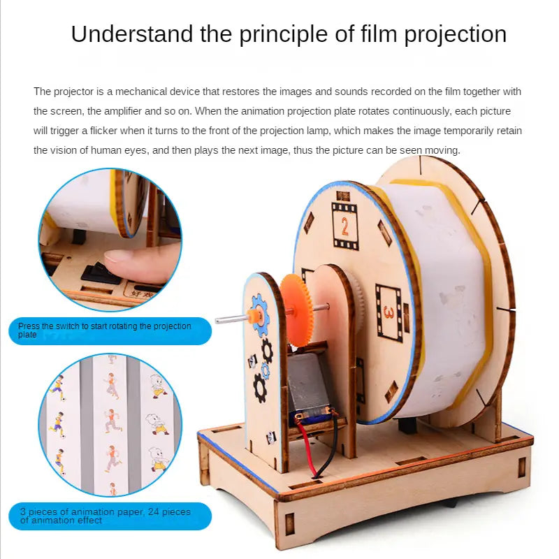 DIY Explore Dreams Art Animation Projector for Kids