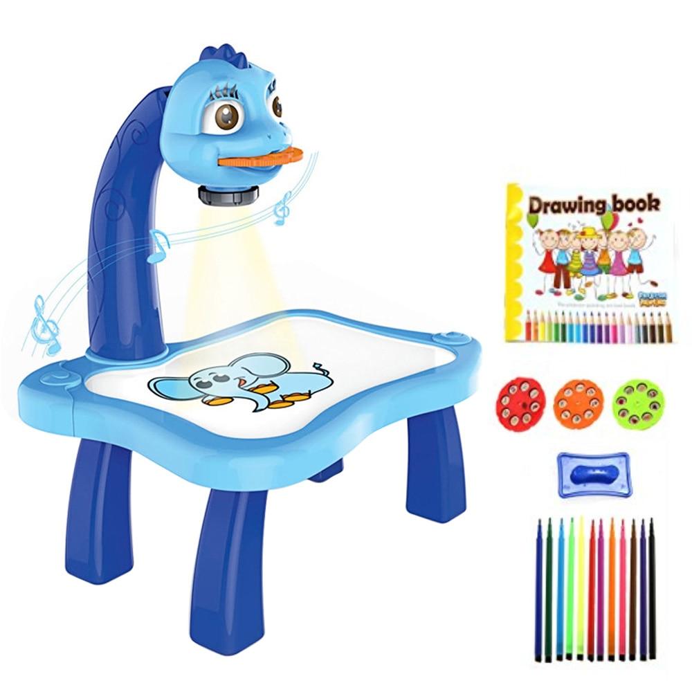 Children's Projector Drawing Desk - Multi-Functional Art