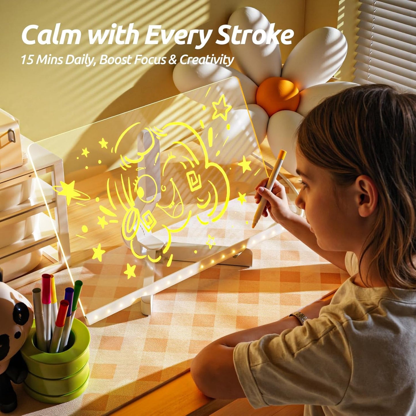 GloDoodle Kids Drawing and Teaching Board