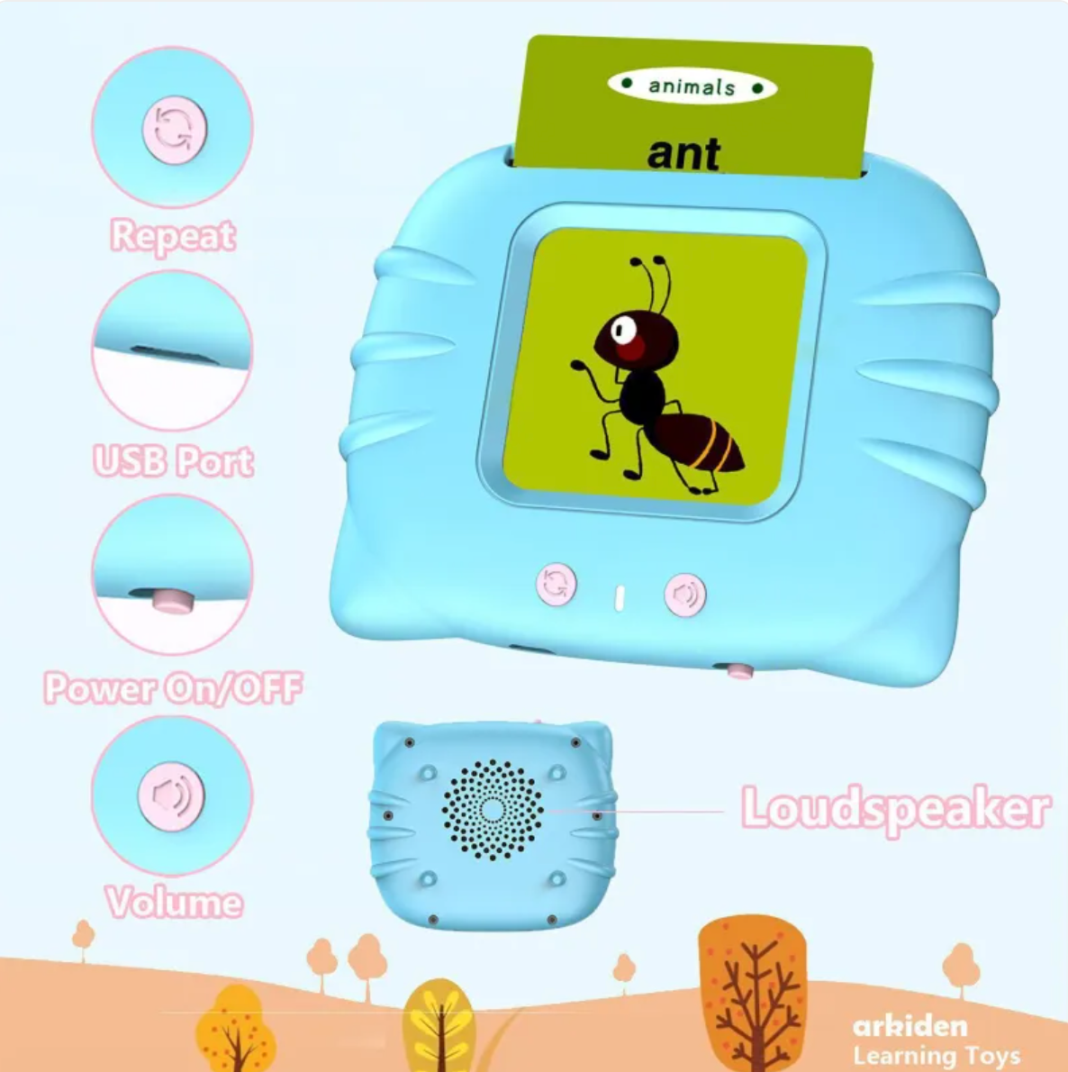 Kids' Smart Card Learning Machine