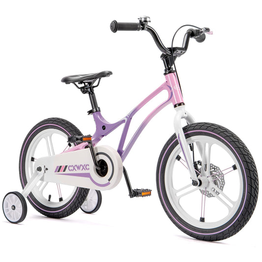 CXWXC Kids Bike - 14 16 18 Inch Children Bicycle for Boys Girls Age 3-9 Years Single Speed Lightweight Kids Bikes with Training Wheel Coaster/Disc Brake