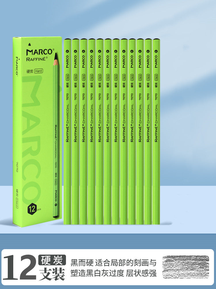Marco 2B Sketch Pencils in Wooden Box for Students