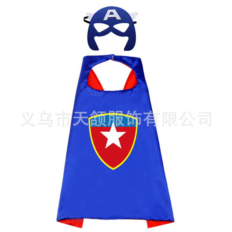Kids' Superhero Cape for Halloween Dress-Up Party
