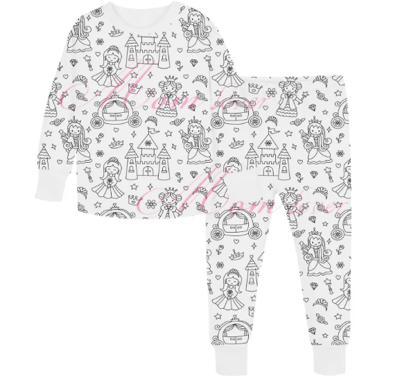 Children's DIY Hand-Painted Pajama Set