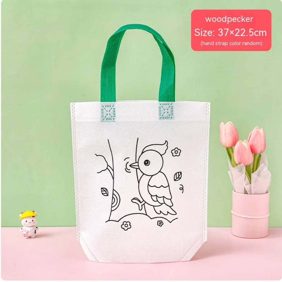 Children's DIY Cartoon Painting Bag