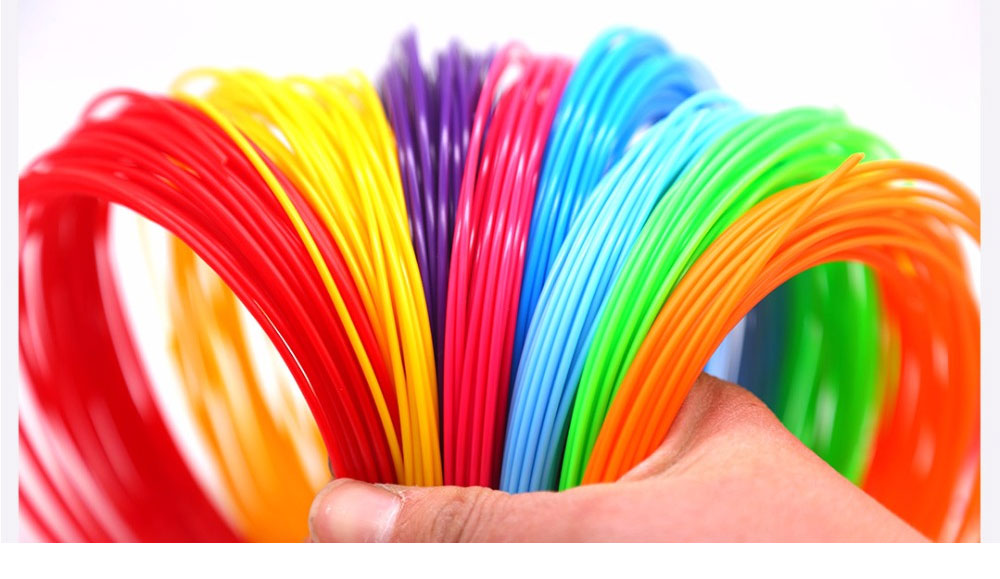 Extra 3D Pen with 10 Color PCL Filaments