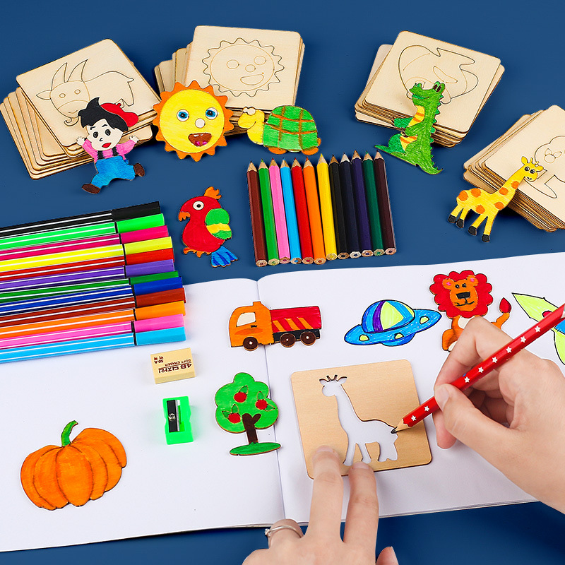 Kiddie's Painting Template Drawing Tools Set