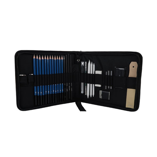 H&B32 Professional Sketch Wood Pencil Art Tool Set