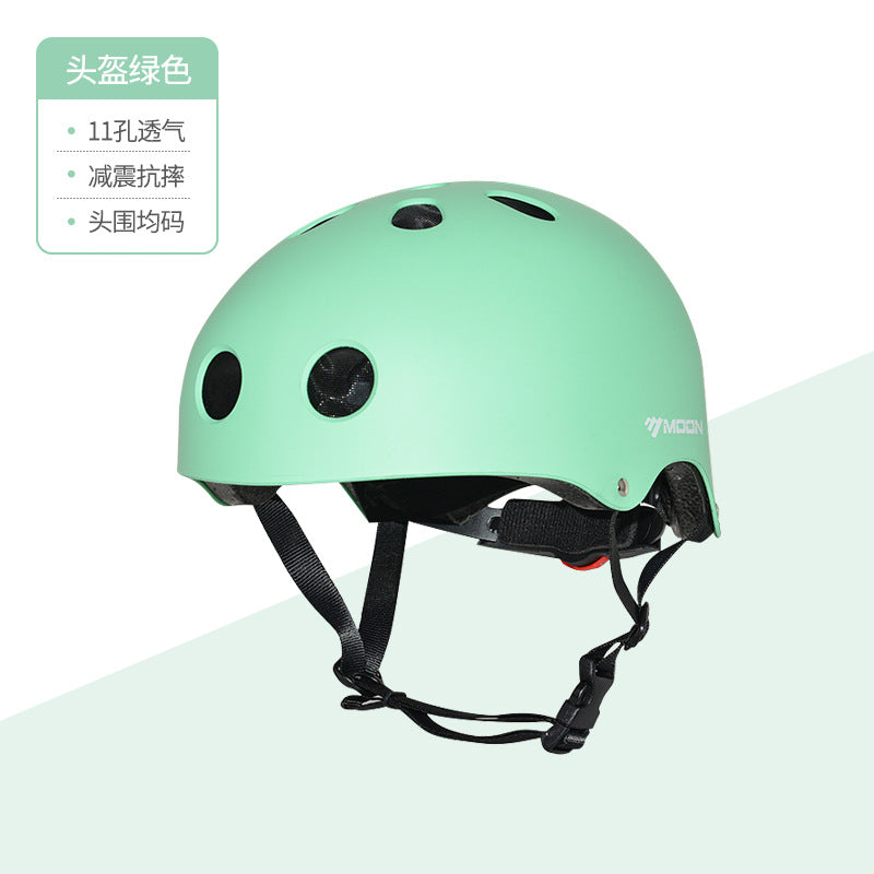 MOON Kids Bicycle Helmet and Outdoor Safety Gear Set
