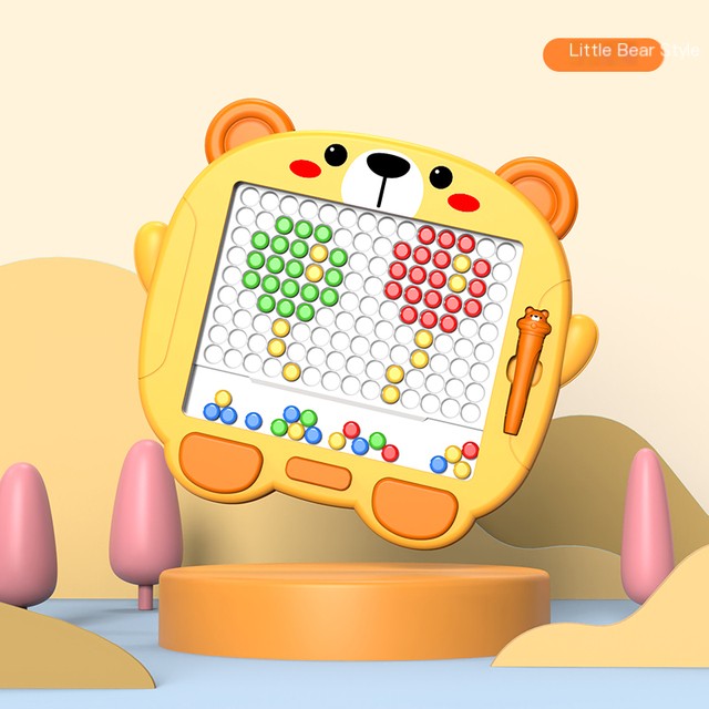 Children's Magnetic Drawing Board and Puzzle Toy