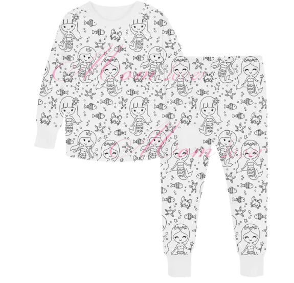 Children's DIY Hand-Painted Pajama Set
